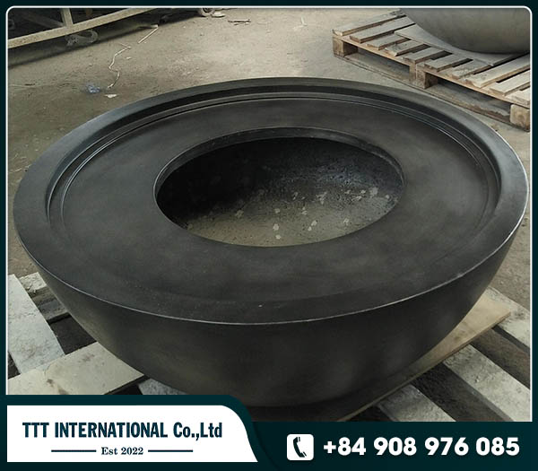 Fire pit bowl 36x15, 18 inch cut-off round